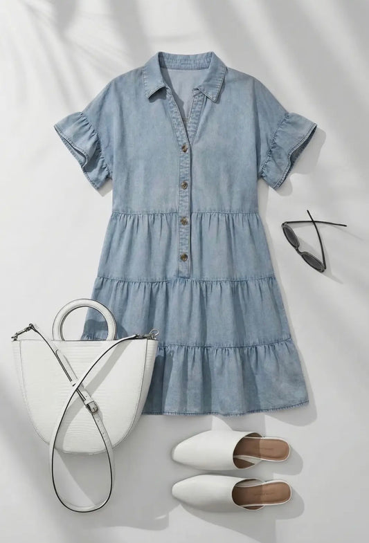 chambray dress