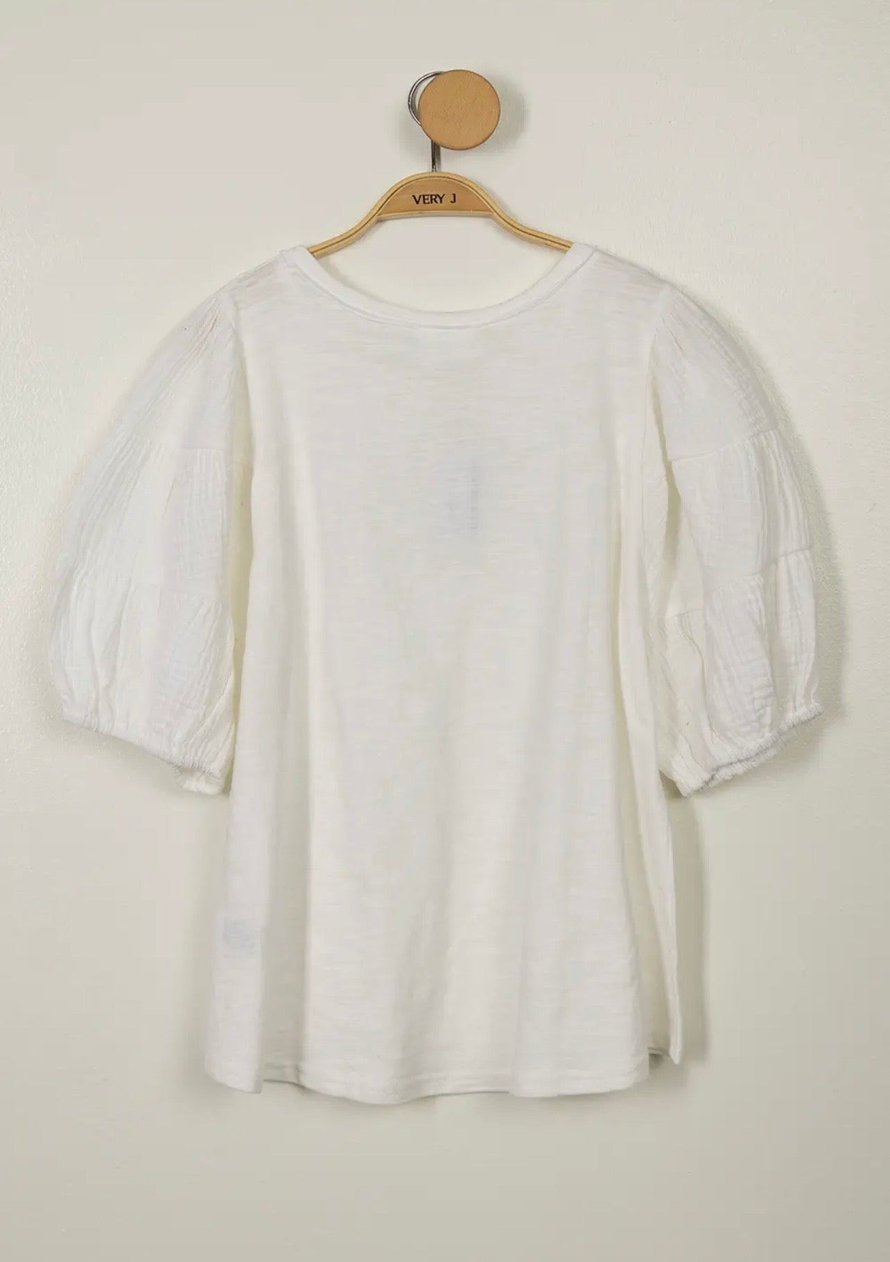 Mineral wash puff sleeve