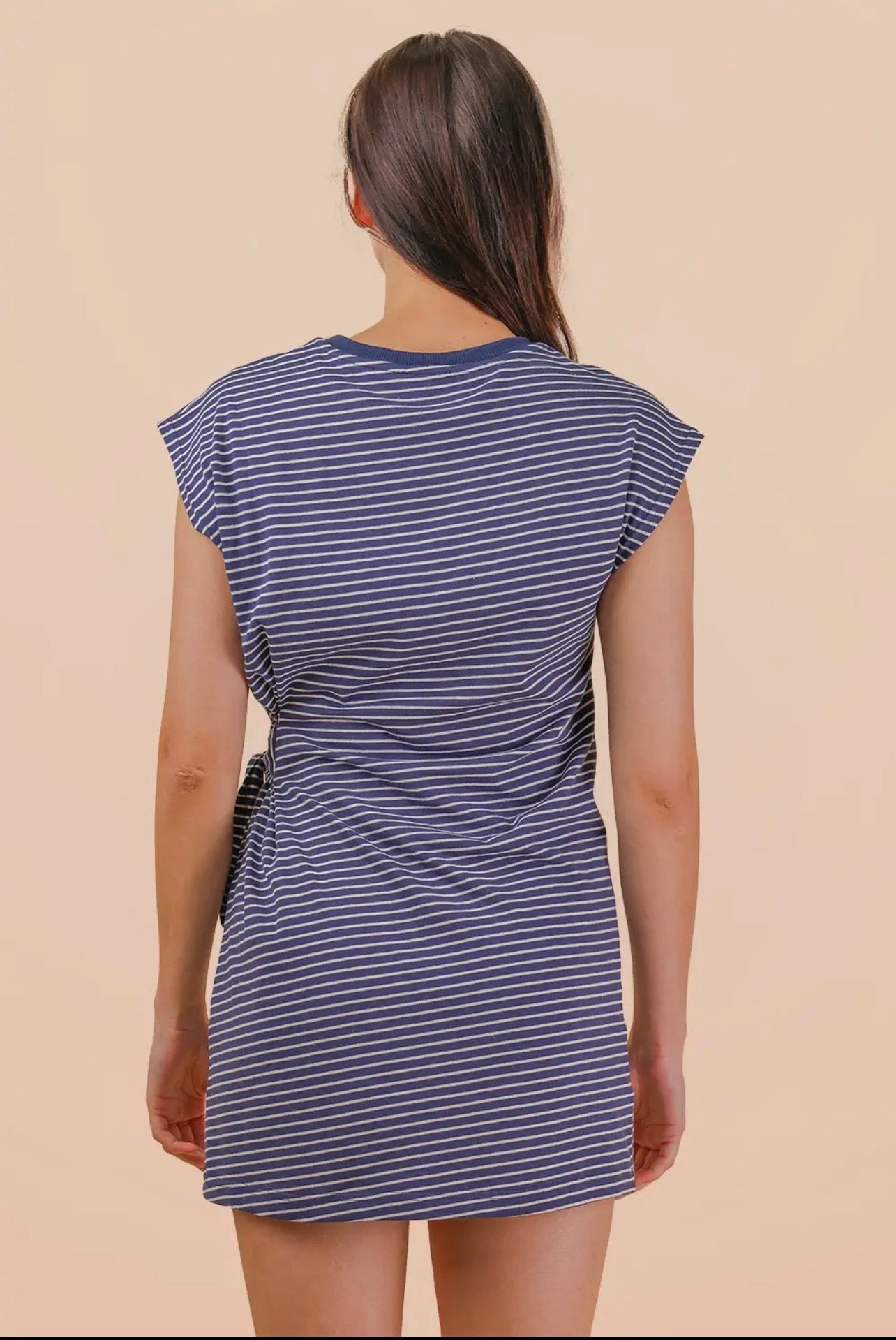 Knit stripe dress