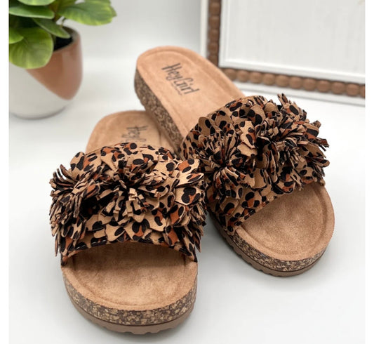 Corkys Wild Child Leopard sandal