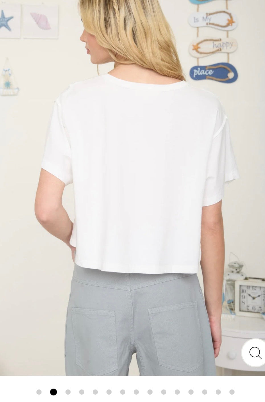 Henley short sleeve top