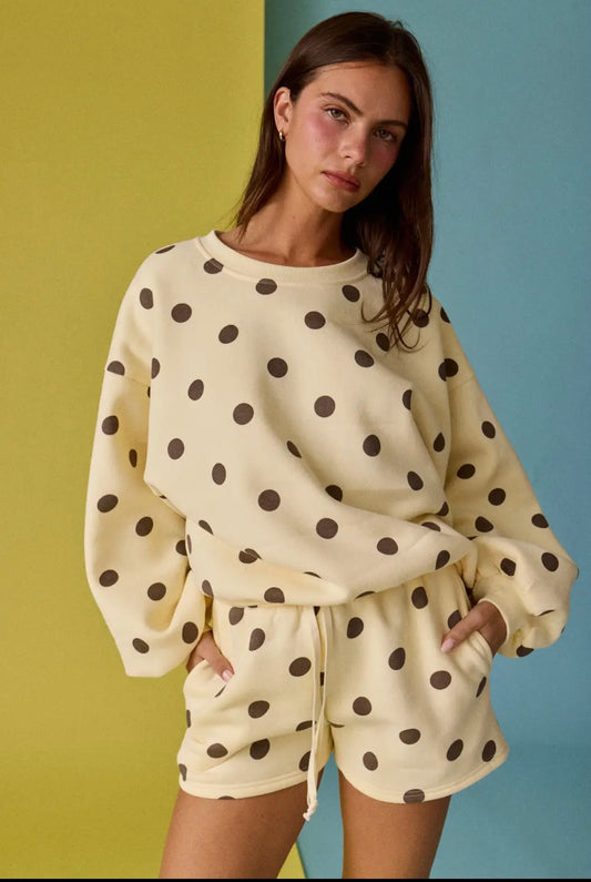 Polka dot 2 pc set