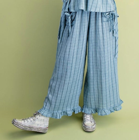 Cotton gauze pants