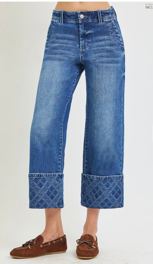 Risen HR crop plaid
