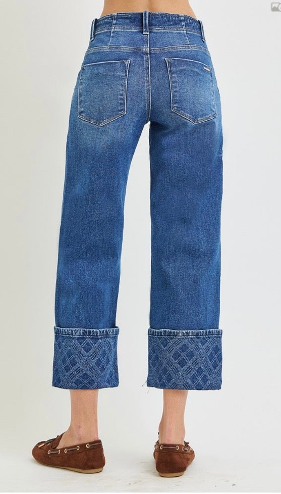 Risen HR crop plaid