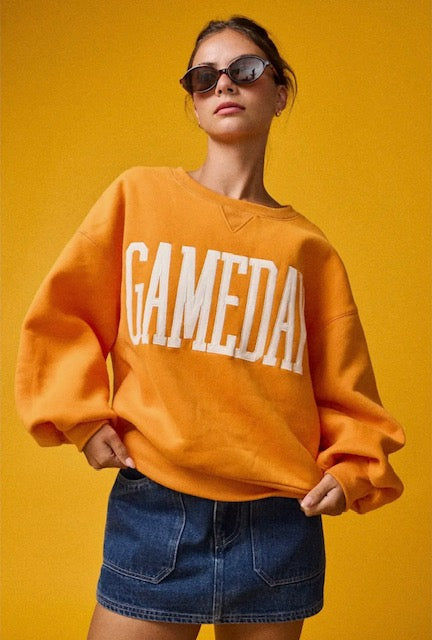 Orange GAMEDAY sweatshirt