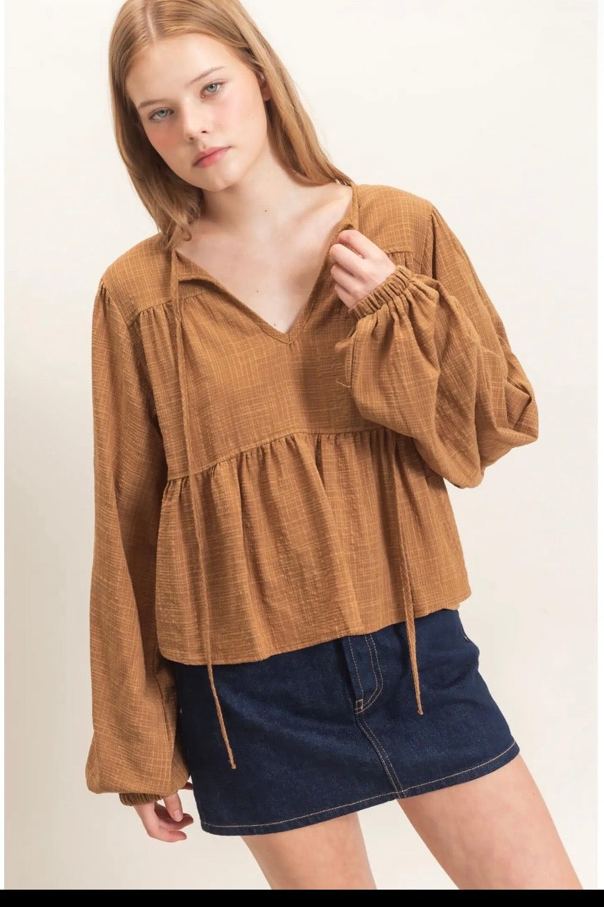 Peplum top