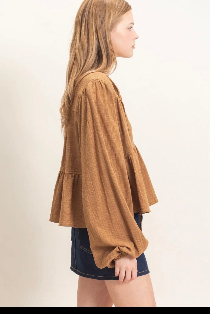 Peplum top