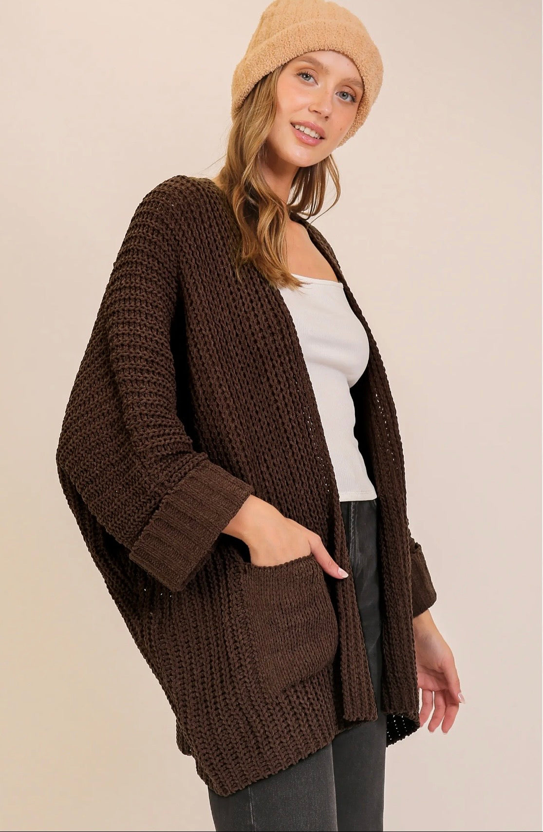 Timing chunky cardigan