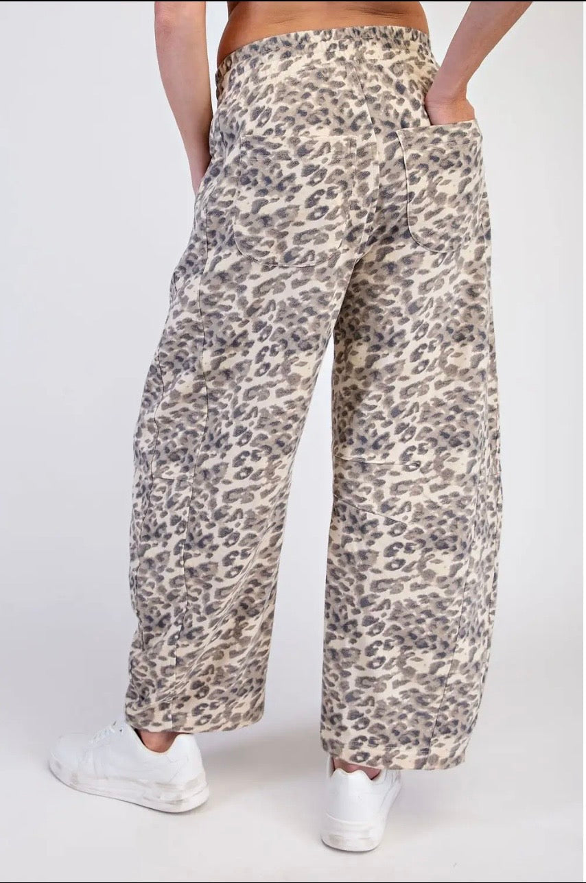 Rae Mode Animal print terry pants