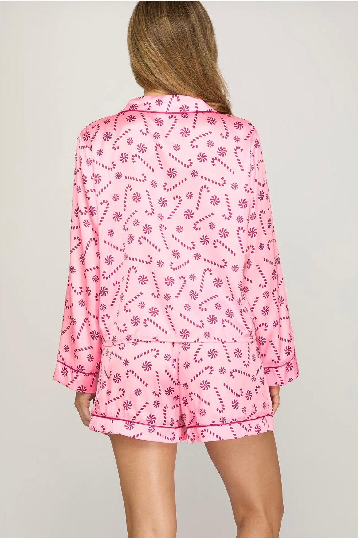 Xmas printed pajama set