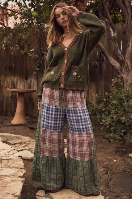Flowy Mixed patchwork pants