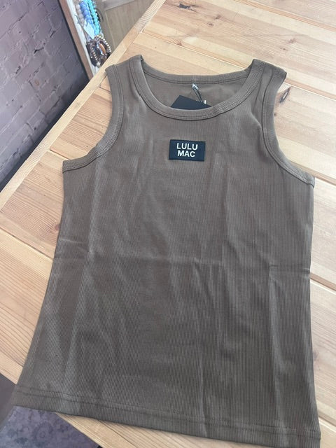 Tank Dark olive