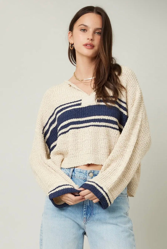 Striped Long Sleeve Sweater