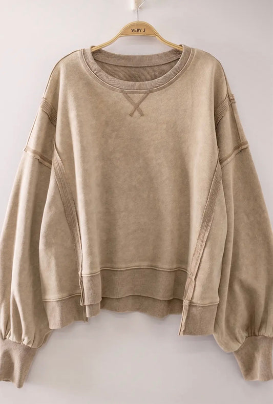 Beige sweatshirt