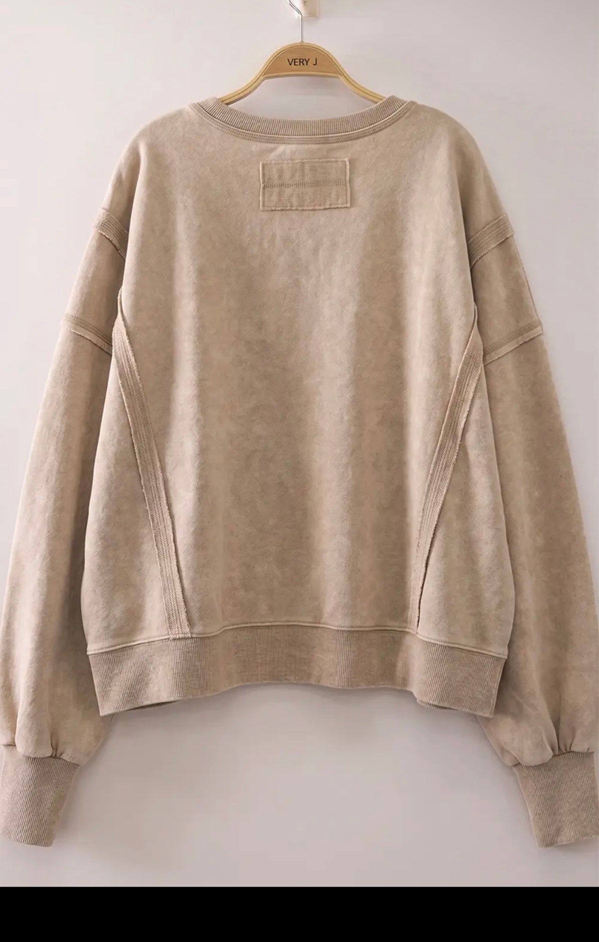 Beige sweatshirt