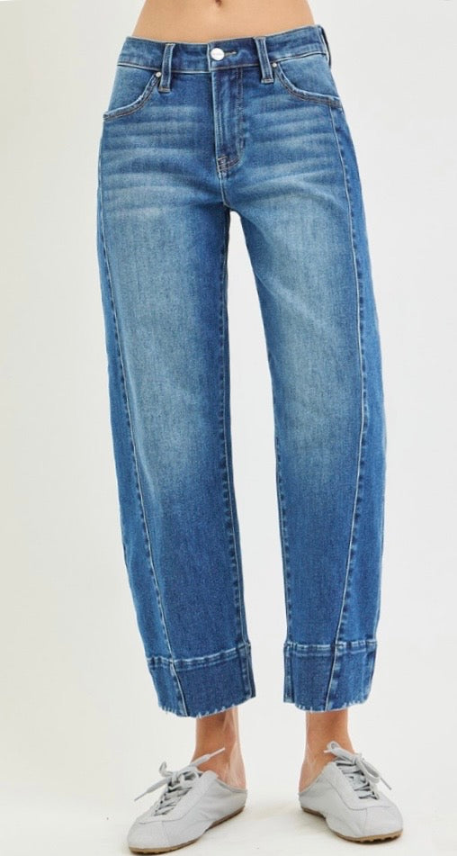 Emmi Slouchy crop barrel jeans