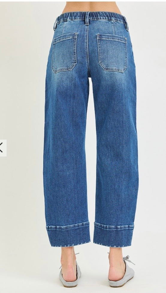 Emmi Slouchy crop barrel jeans