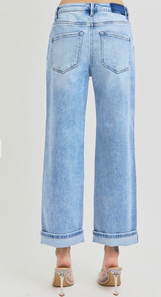 Jamison Mid rise ankle boyfriend jean