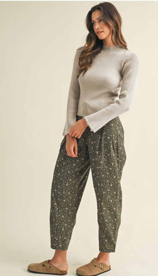 Rib sweater top