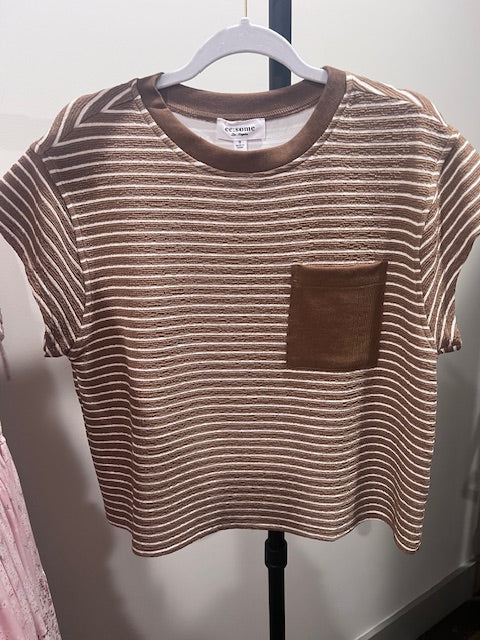 Coco striped top SS