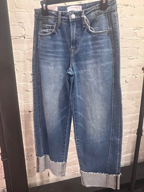 Lovervet jean barrel jean