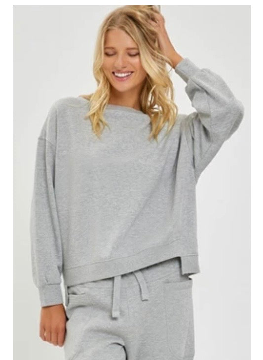 Gray sweatshirt