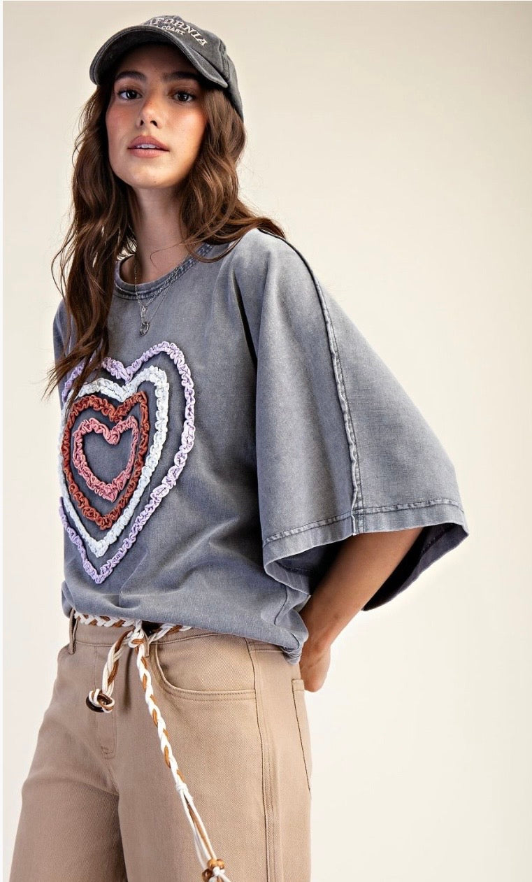 Mineral washed shirt