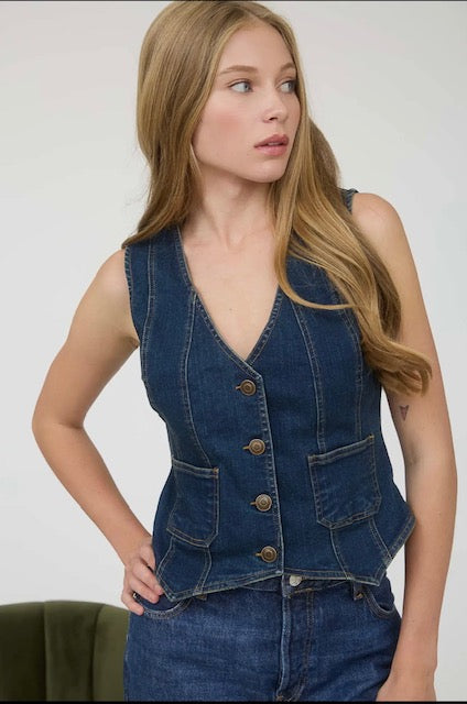 Denim vest