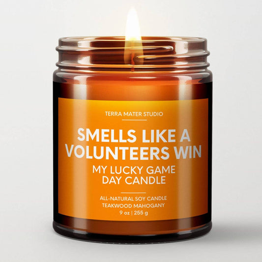 Smells Like A Volunteers Win Candle, Volunteers Merch