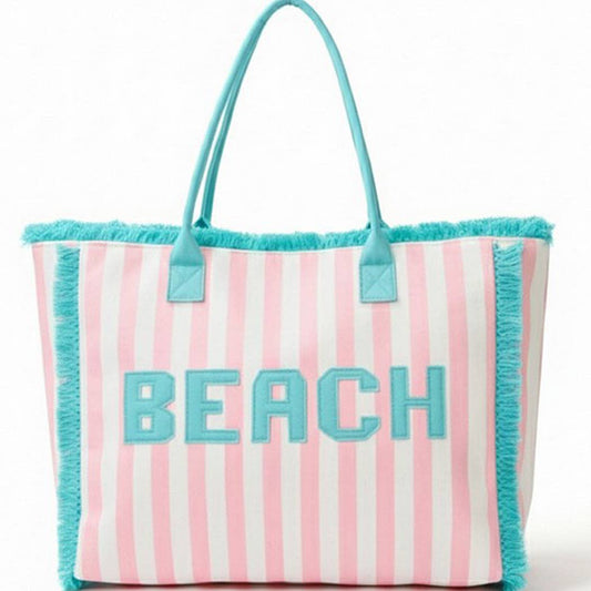 stripe tote