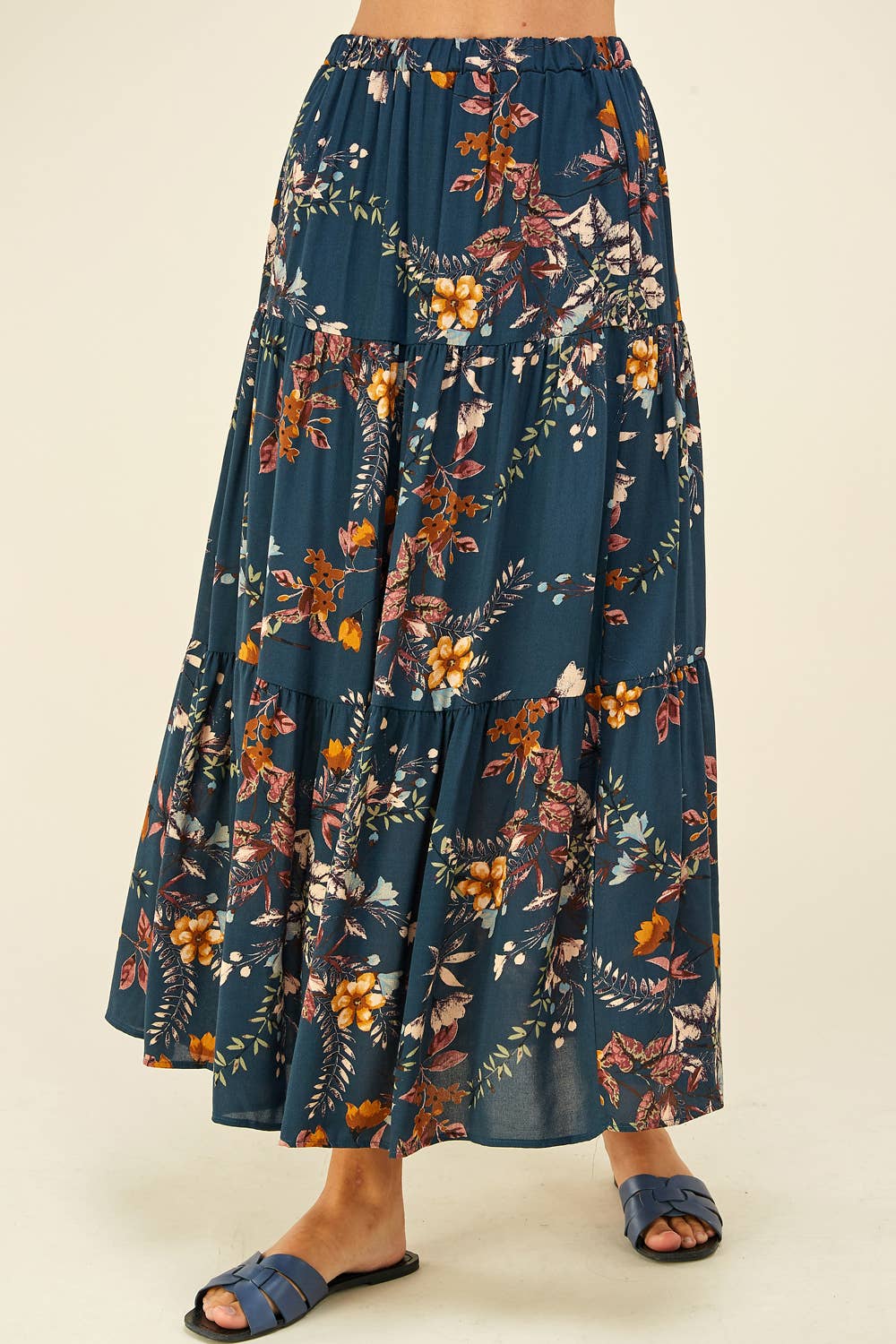 Three Layered Floral Skirt
