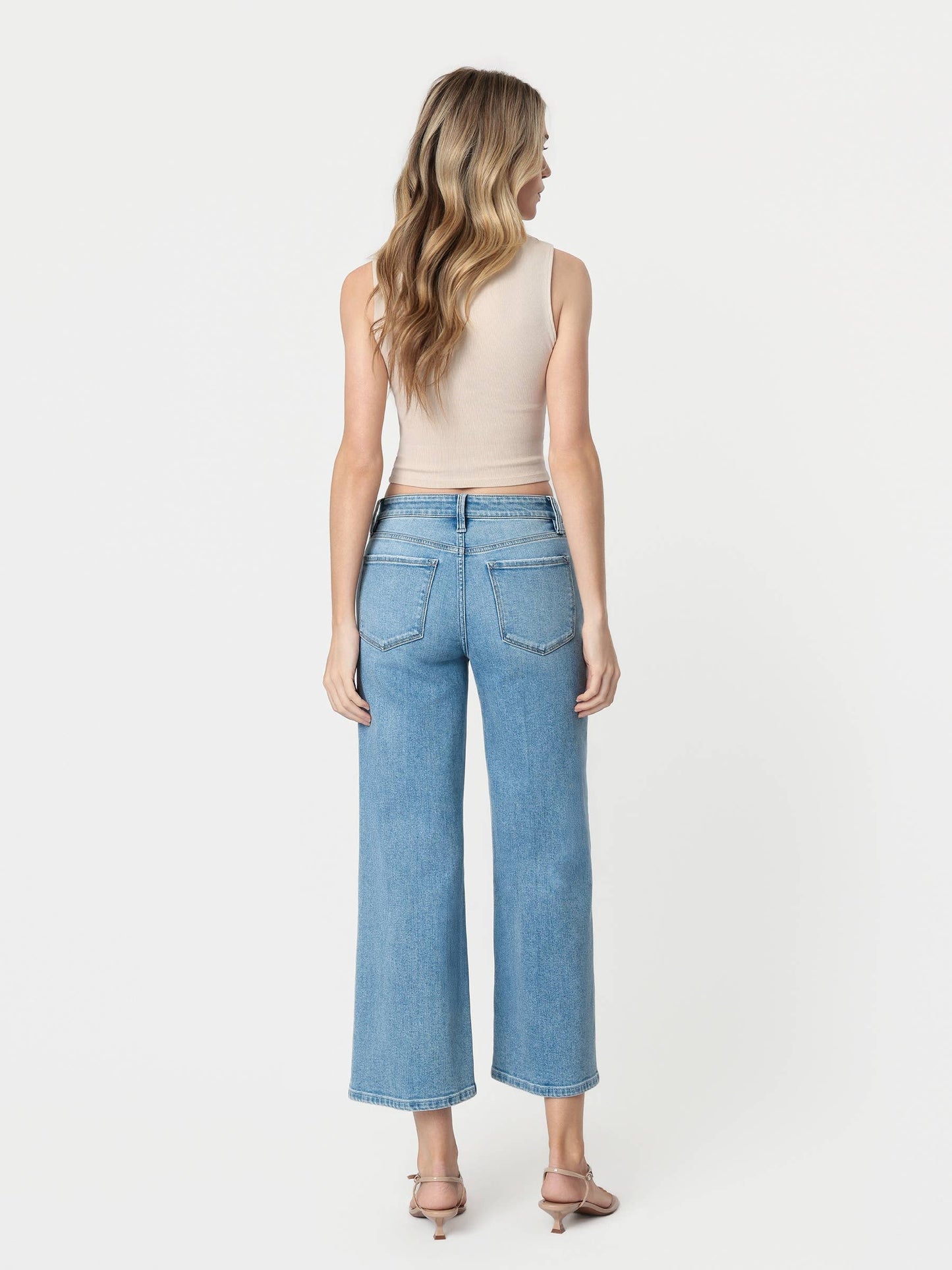 DRAWSTRING CROP WIDE LEG