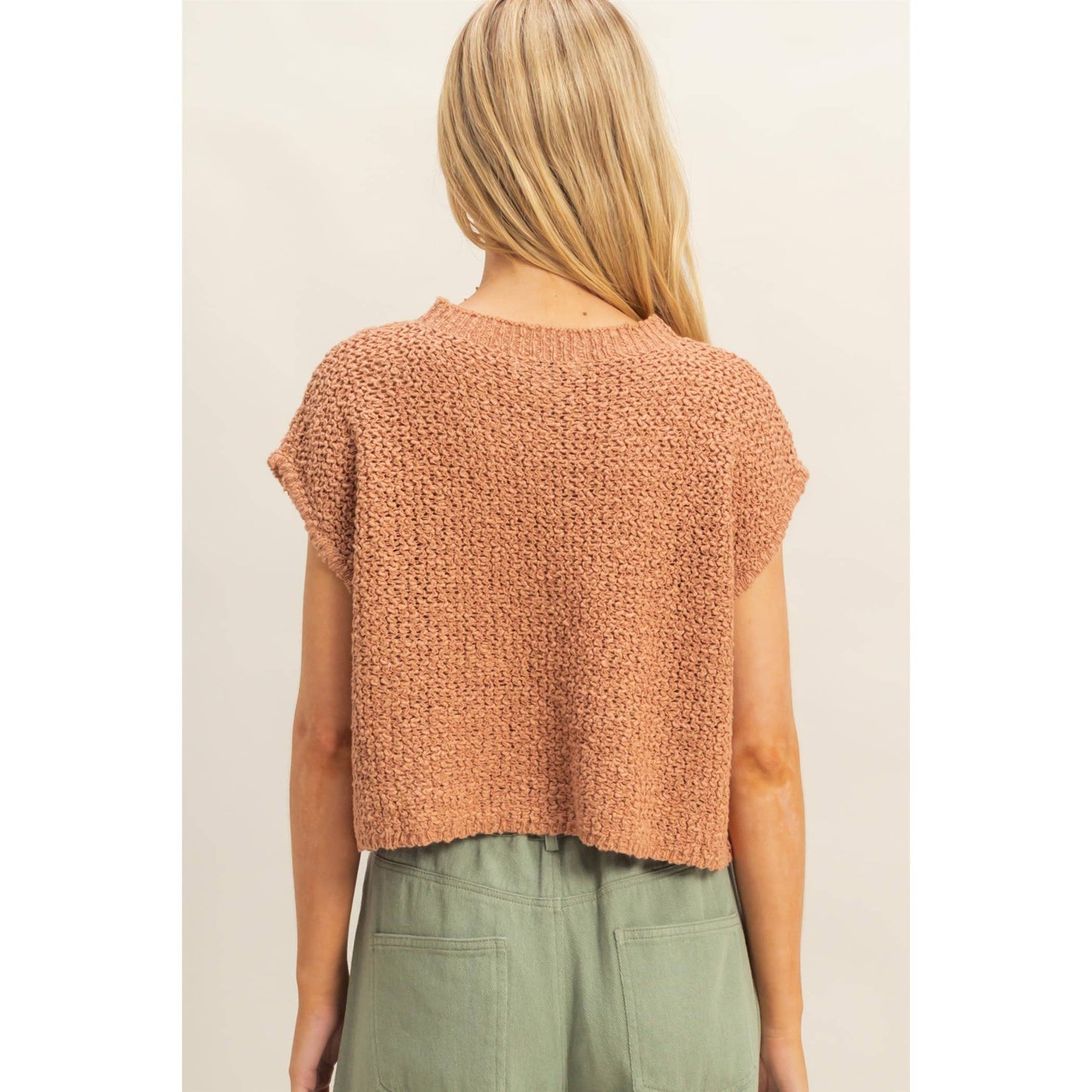 Pocket Detail Sweater Top