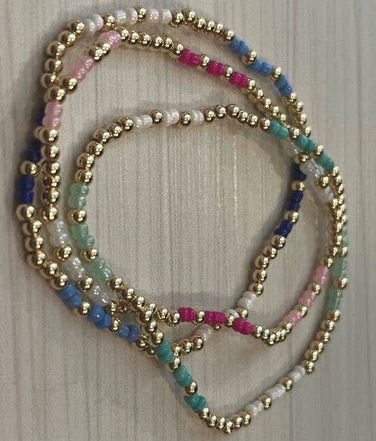 14k gold filled color bracelet