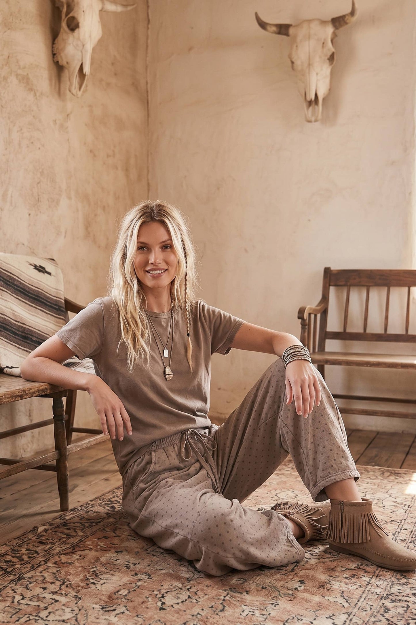 Sewn and Seen - Oversized Mineral Washed Scuba Barrel Lounge Pants: BLACKISH CHARCOAL / M