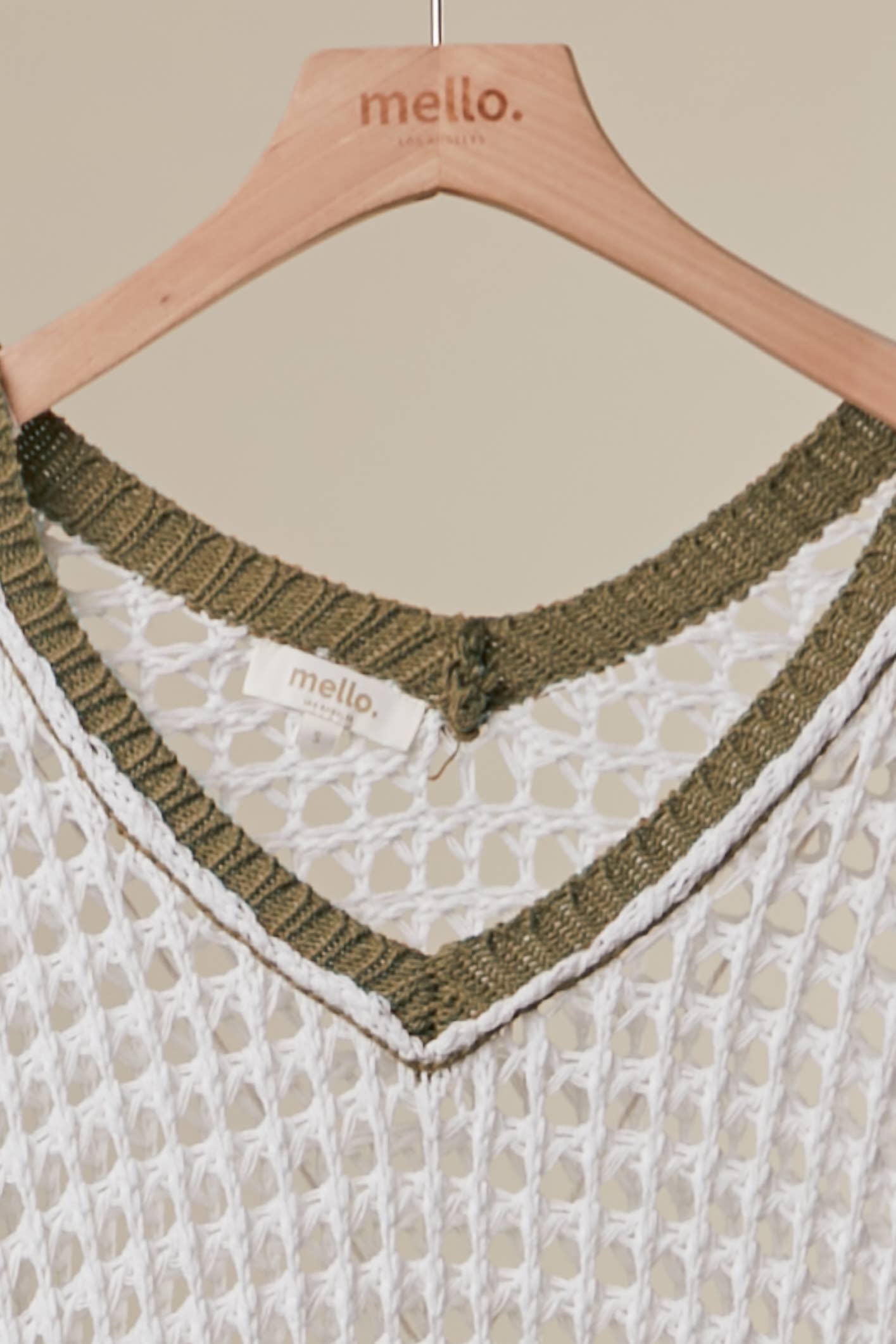 Mello. - CROCHET STYLE OVERSIZED KNIT SWEATER