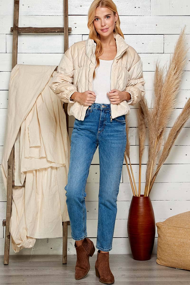 Arlowe Quilted Puffer Jacket