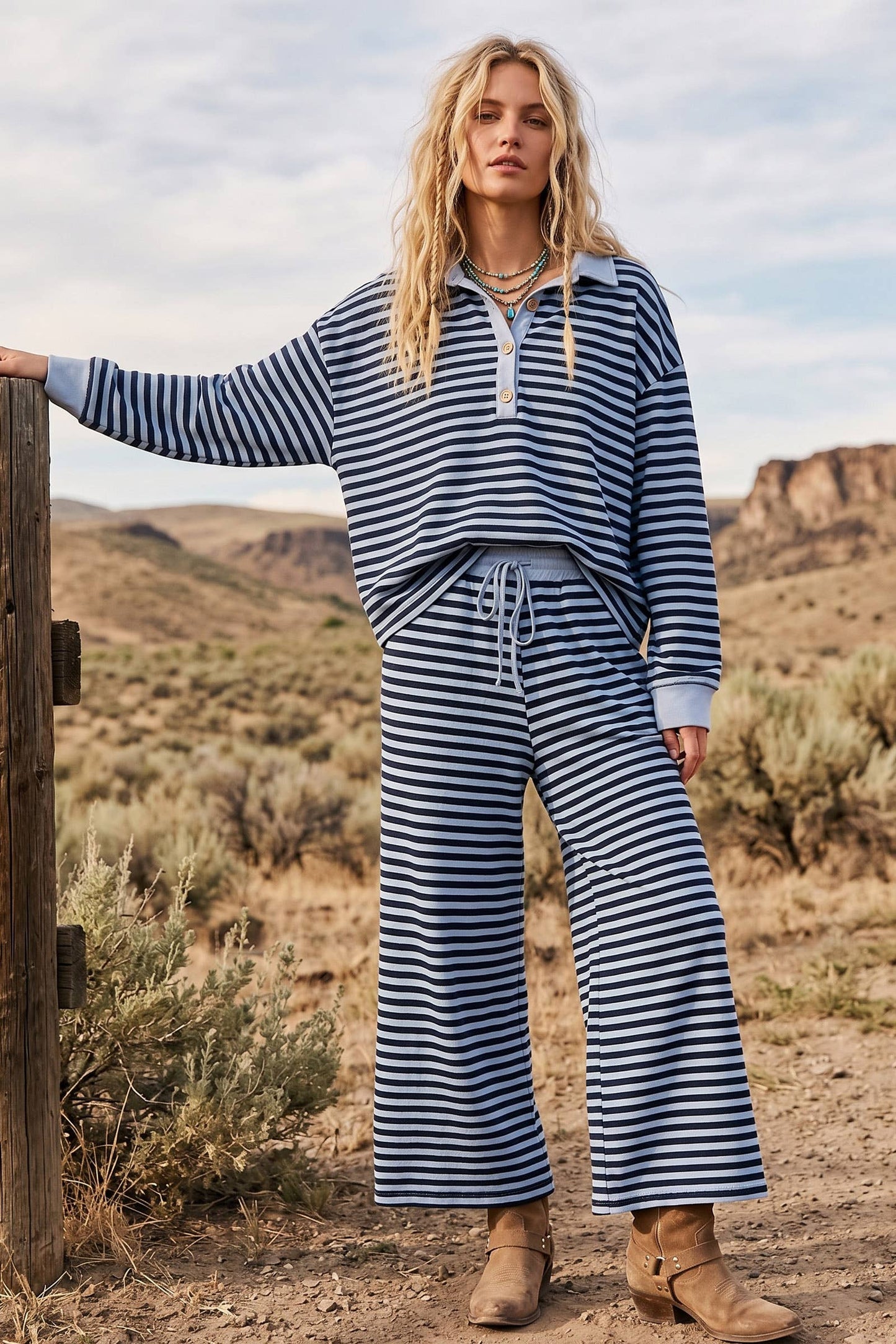 Striped lounge set