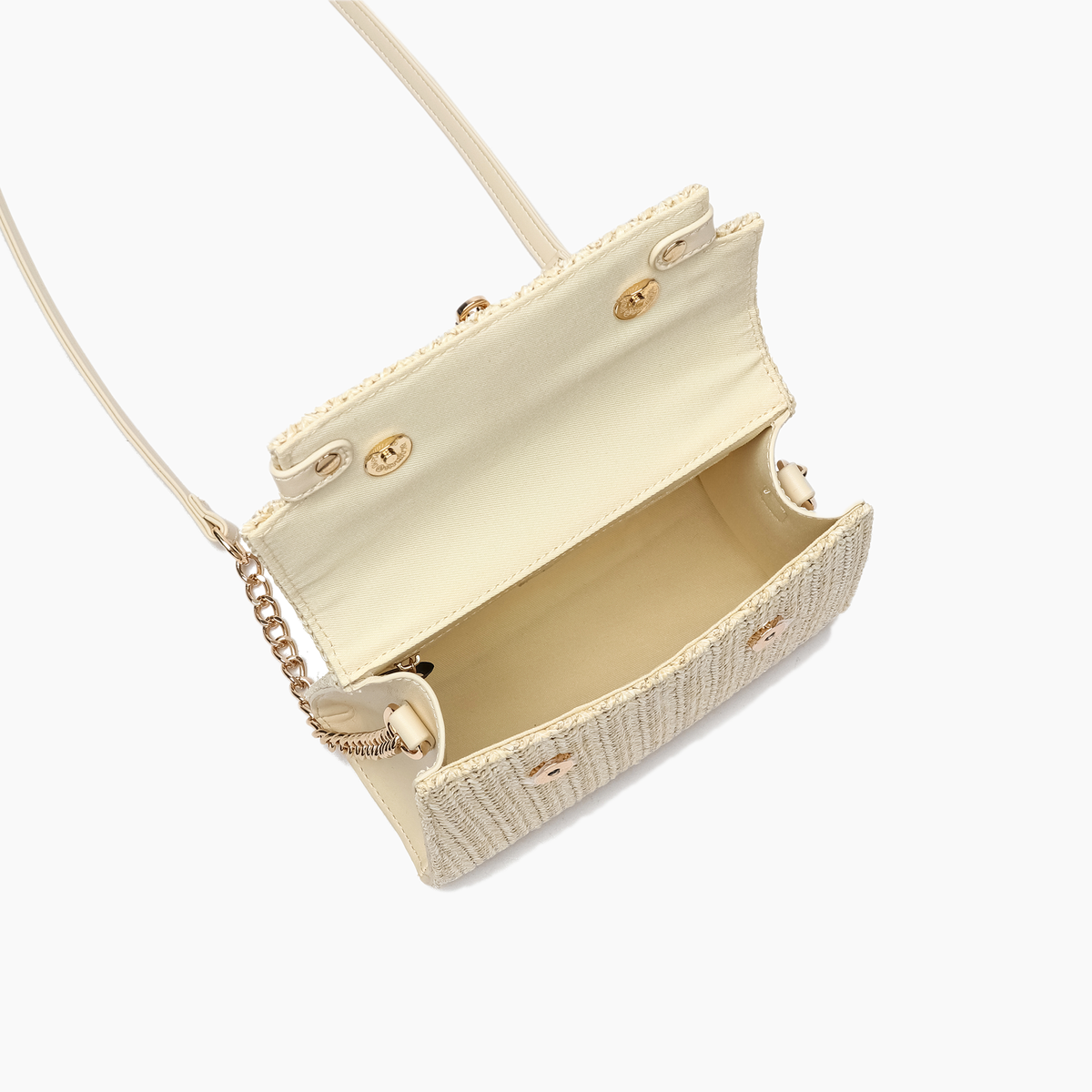 Like Dreams - Woven Straw Crossbody Purse Casual Vacation Travel Bag