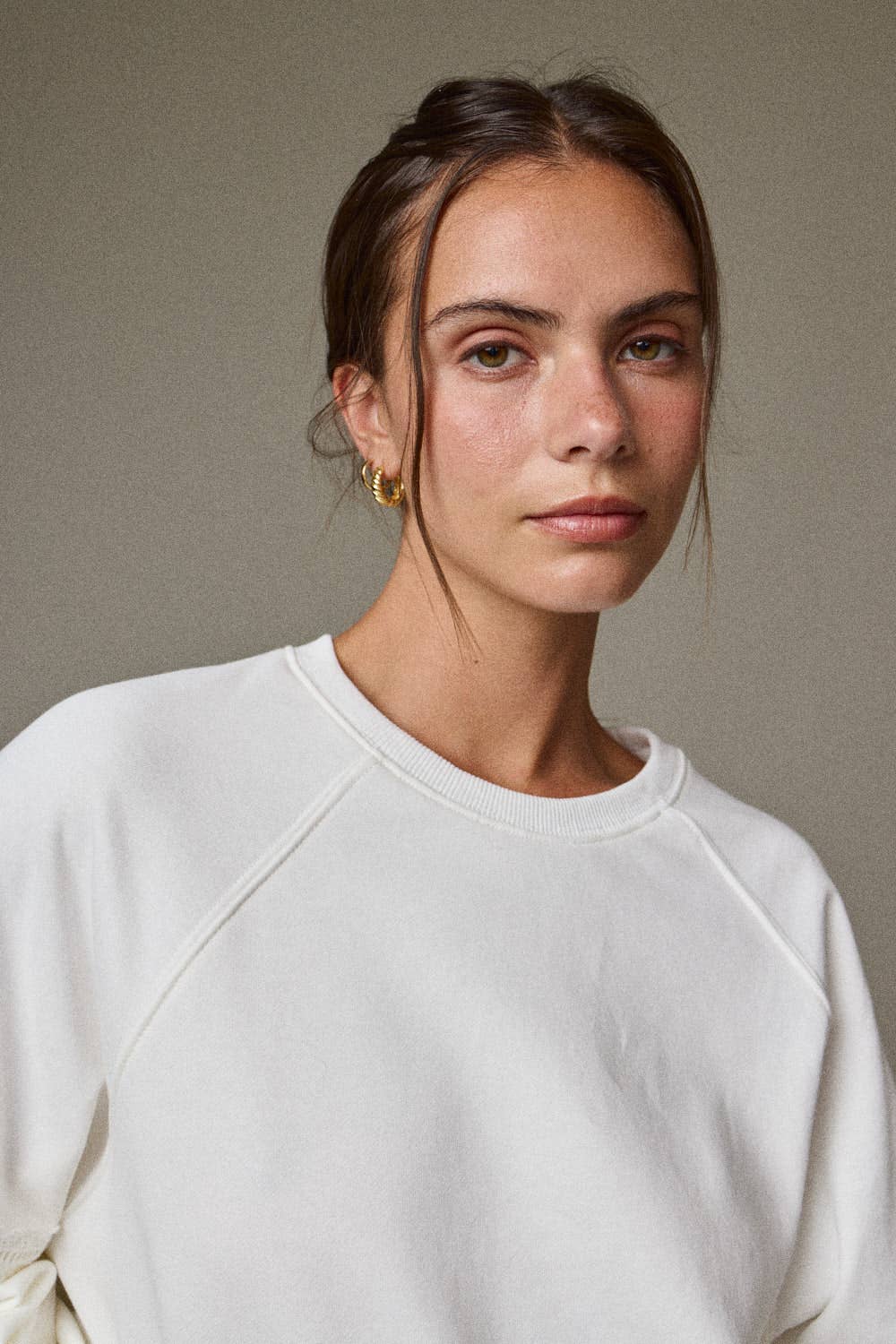 PT18996 - Bow Sleeve Sweatshirt- Lace Trim Detail