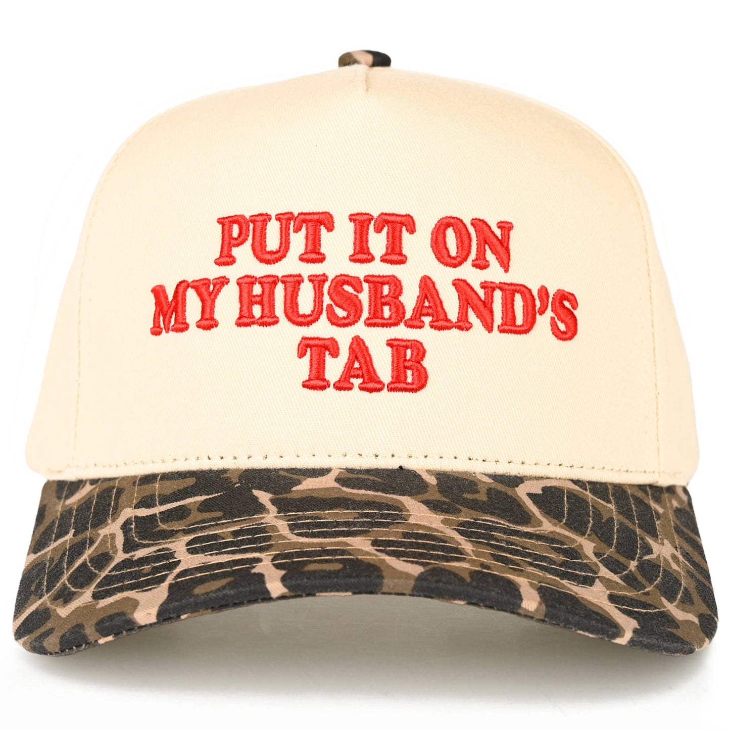 Hana - C.C PUT IT ON MY HUSBAND'S TAB Letter Trucker Hat