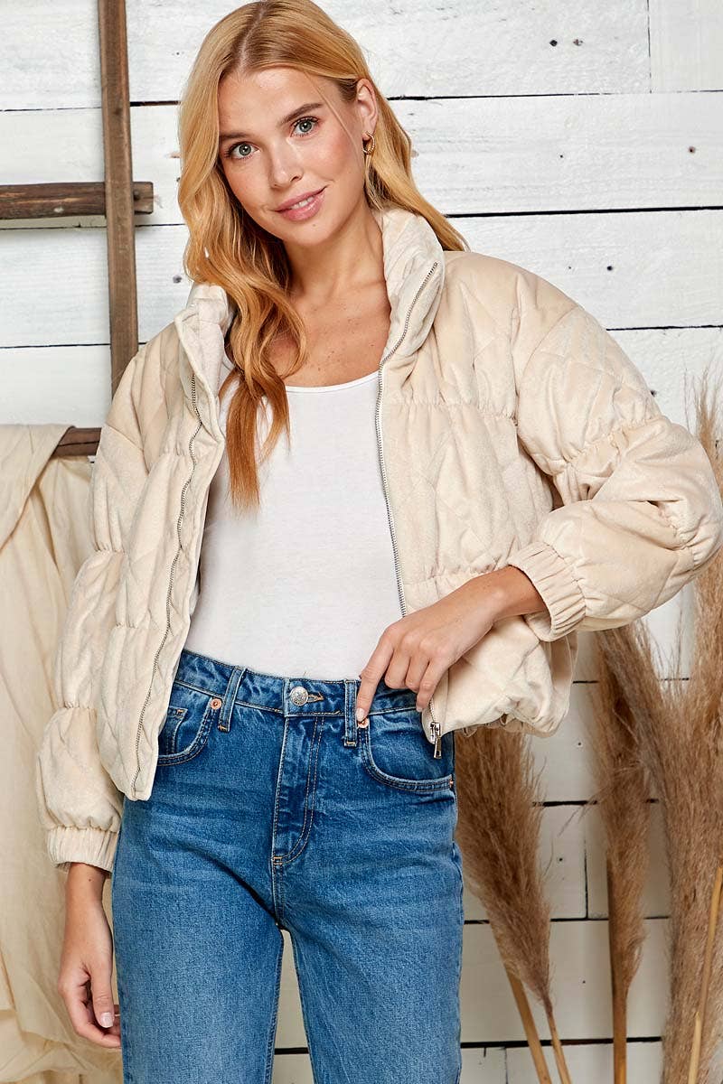 Arlowe Quilted Puffer Jacket