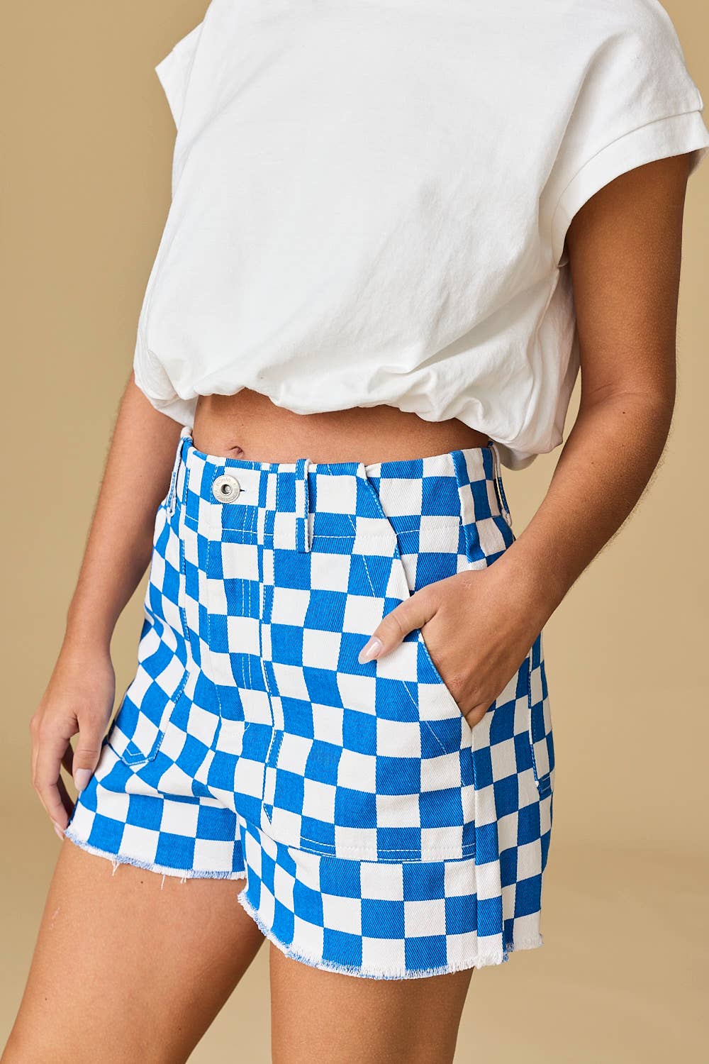 Papermoon - PP12128-1 - COLLEEN DENIM SHORTS
