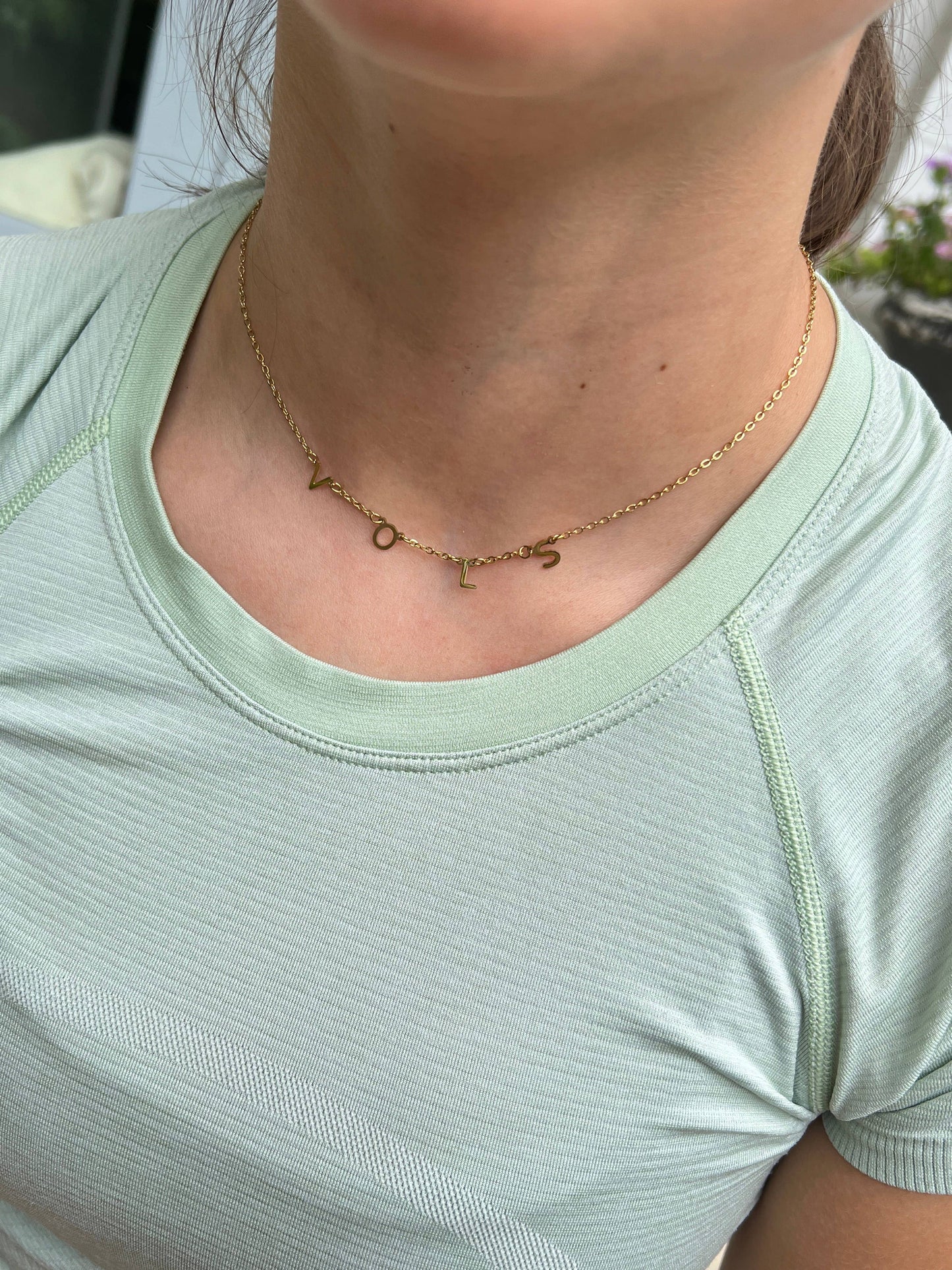 Steele Sloan Designs - VOLS Charm Necklace Gold VOLS Dangle Layer Necklace 