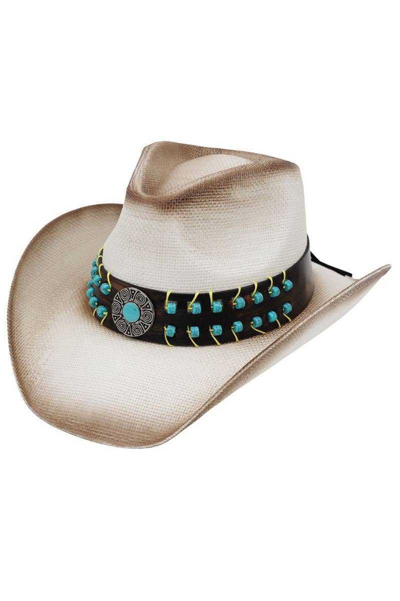 Wholesale Accessory Market - Canyon Azul Ivory Straw Cowgirl Hat