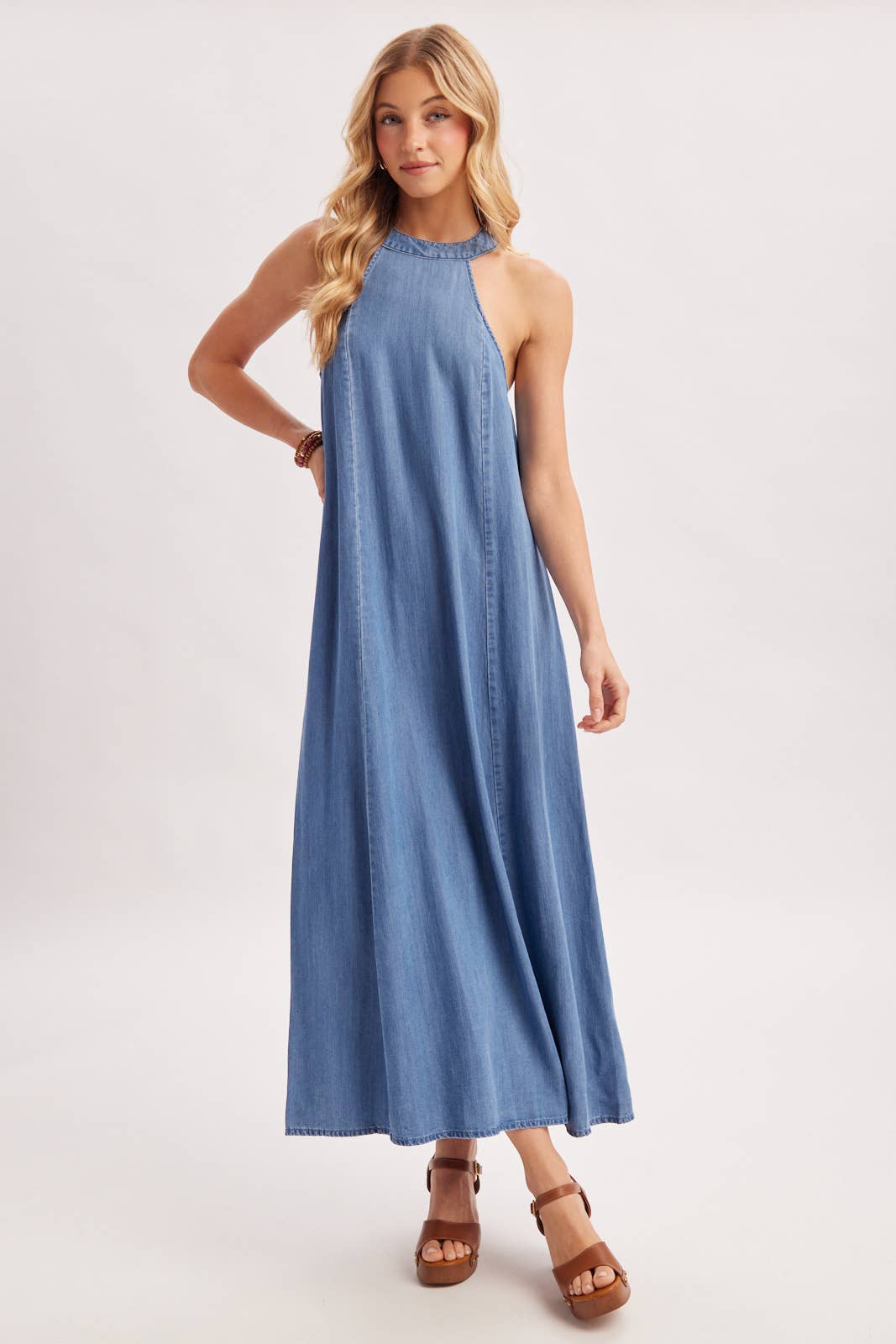 HALTER MAXI DRESS D03122