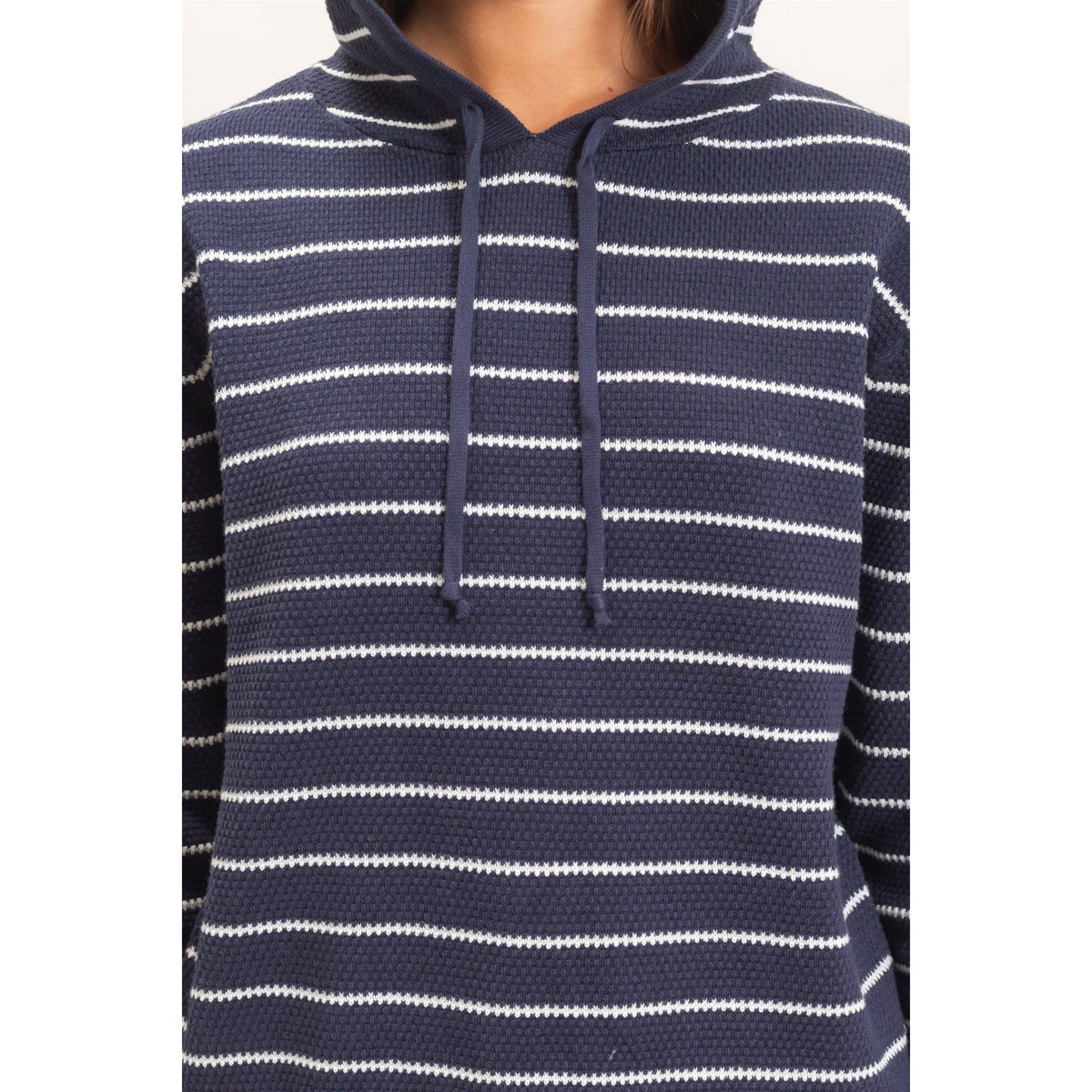 Double Zero - Striped Hooded Sweater