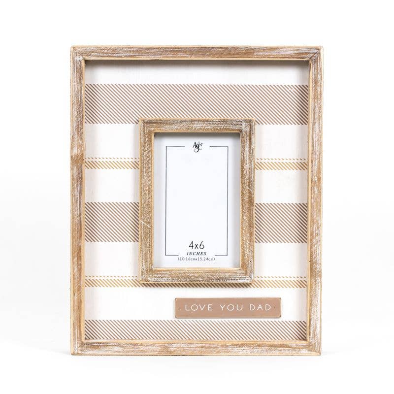 11887 - 10x13 photo frame (LOVE DAD 4x6 pic) Father's Day
