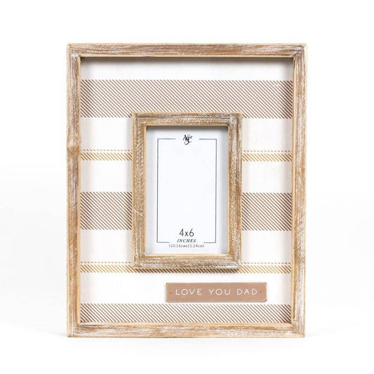 11887 - 10x13 photo frame (LOVE DAD 4x6 pic) Father's Day